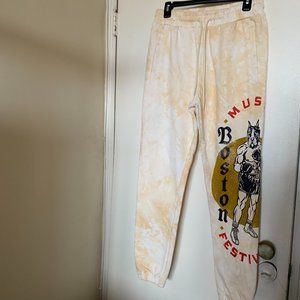 BOSTON CALLING MUSIC FESTIVAL FRENCH TERRY JOGGING PANTS SIZE S 100% COTTON